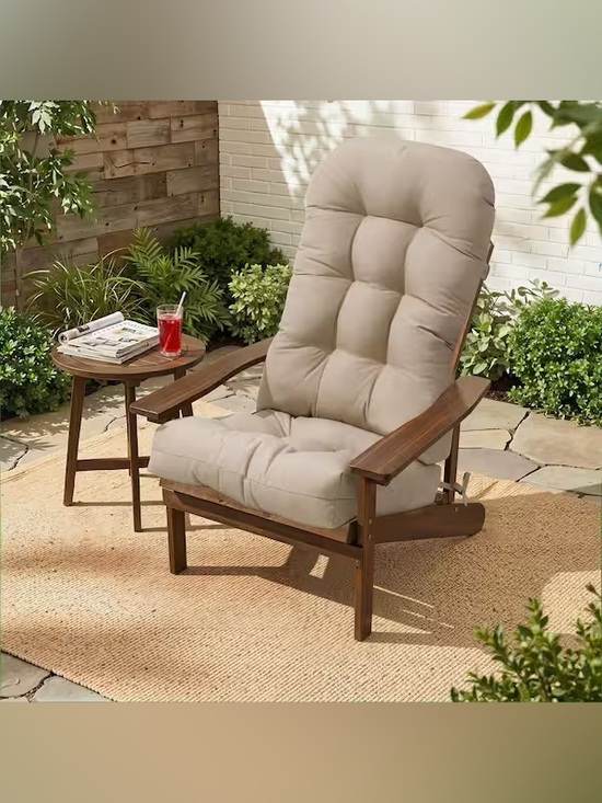Other - ONE BEAUTIFUL BEIGE QUILTED CUSHION PERFECT FOR PATIO CHAIR 😍